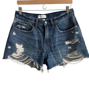 Abercrombie & Fitch The Boyfriend Short Mid Rise Size 28/6